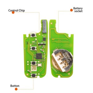 <span class=keywords><strong>Llave</strong></span> Remota Xhorse XEFO01EN Super Flip <span class=keywords><strong>con</strong></span> 4 Botones, Super <span class=keywords><strong>Chip</strong></span> Integrado, Versión en Inglés - Product Image 3