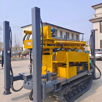 Foreuse rotative diesel mobile pour puits d'eau, économique en carburant, pour la construction rurale