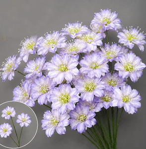 Real Touch Artificial Dahlia Silk Flowers Bulk Wedding Party Home Table Centerpiece <b>Decor</b> - Product Image 3