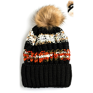 Alta calidad <span class=keywords><strong>Puff</strong></span> impresión cuadros y letras patrones diamante varios colores diseño personalizado Bobble sombrero invierno cálido gorra para Unisex - Product Image 6
