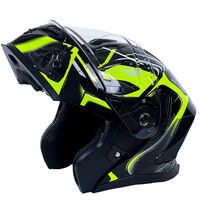 Casque de moto homologué DOT, casques pour moto, intégral, double visière, léger, pour la course et la sécurité, équipement de course