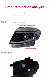 Phụ Tùng Ô Tô Cho Ford Tức Giận T6 12-14 Đầu Ánh Sáng Lắp Ráp Sửa Đổi LED Ngày Chạy Ánh Sáng Dòng Chảy Lần Lượt Tín Hiệu - Product Image 2