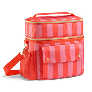 Fit Fresh Sidekick Insulated Cooler Bag Dual Compartment Leakproof Soft Sided Lunch Cooler Small Cooler Bag with Crossbody Strap - Product Image 1