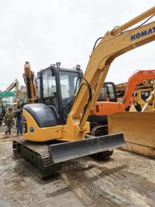 Pelleteuse d'occasion Komatsu PC55 pelleteuse sur chenilles bon état mini pelleteuses Komatsu PC55 5 tonnes pelleteuse PC55MR à vendre - Product Image 3