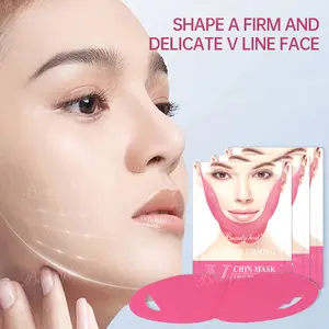 Double Chin Reducer Strap Firming Tightening Skin Care Chin Up Patch Facial Sheet Masks V Line Shape Slim Face V Lifting Mask