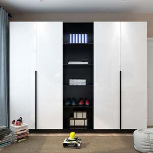 Armario Móvil de PVC YALIG, Diseño de Armario de Madera Contrachapada - Product Image 6