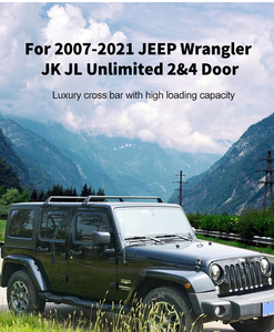 Nouveauté : <span class=keywords><strong>Porte</strong></span>-bagages <span class=keywords><strong>de</strong></span> <span class=keywords><strong>toit</strong></span> en aluminium pour Jeep Wrangler JK JL Unlimited 2007-2021 (2 <span class=keywords><strong>et</strong></span> 4 portes) – Vente en gros directe usine - Product Image 3
