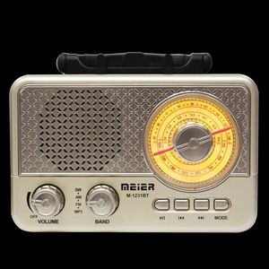 Redwingy M-1231BT רדיו עיצוב ישן, fm sw 3 רדיו חיצוני רב הלהקה dc 3v סוג c usb רדיו מטען - Product Image 4