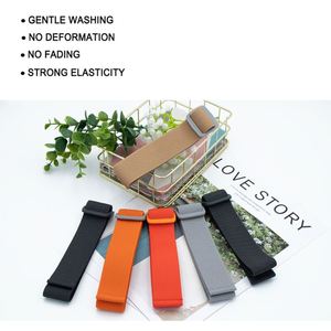 Bandeaux de massage personnalisés en polyester élastique imperméable de couleur unie avec boucle réglable - Product Image 6