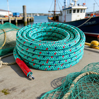 Corde de plombage robuste avec noyau lesté, corde en polyester durable pour l'aquaculture marine, la plongée et les opérations sous-marines