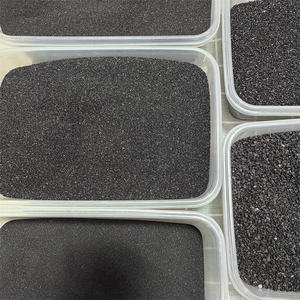 La mejor calidad, buen precio, 50-150, arena negra de alto grado, esmeril de cuarzo de color fino puro, no tóxico, hecho a máquina para exteriores - Product Image 5