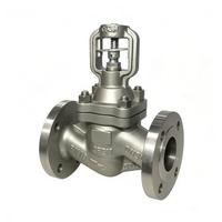 Vanne à soupape en acier inoxydable 316/316L/304/CF8/CF8M 1"/1-1/2"/2" DN25/DN40/DN50 Classe 600 à tige filetée SW