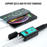 Pengisi Daya USB Motor WUPP Dual Port Tipe C 30W PD pada USB-C Pengisi Daya Ponsel Berkualitas Tinggi untuk Sepeda Motor
