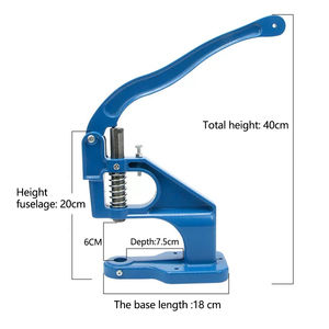 Çoklu boyutları manuel el basın afiş delme makinesi kuşgözü Grommet basın baskı makine parçaları - Product Image 6