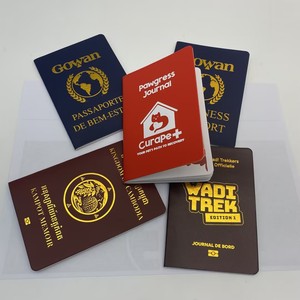 Passeport personnalisé avec logo estampé à chaud or, reliure cousue, format livre, pour anniversaire amusant, <span class=keywords><strong>voyage</strong></span> et passeport <span class=keywords><strong>de</strong></span> <span class=keywords><strong>film</strong></span> - Product Image 3