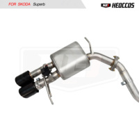 Válvula de Escape de Acero Inoxidable Catback para Skoda SuperB 2.0T, Soldadura de Alta Calidad, Válvula de Rendimiento Mejorado con Control Remoto