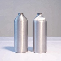Bouteille portable de réservoir d'oxygène haute pression de cylindre d'aluminium de gaz de plongée sous-marine