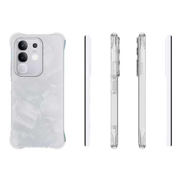 New Ultra Thin Soft TPU Cover Shell Anti Slip Anti Fall Anti Drop Anti Scratch Protective Phone Case for Vivo Y29 4G/T4X 5G