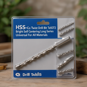 Broca helicoidal Hss-Co Ta1072 Bright Self Centering Long Series Universal para todos los materiales - Product Image 3