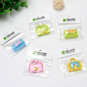 Stationery Kids Erase Rubber Printing Customer logo <b>Eraser</b> Pencil Rubber Promotional Fancy School <b>Eraser</b> with High Quality - Product Image 4