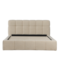 Willsoon New Store Lit plateforme moderne de style européen Lit de rangement à gaz Sherpa King/Queen Size