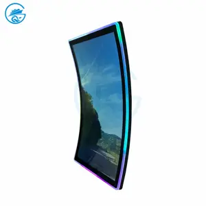 43 inch capacitive led light glass panel bezel touch monitor for life of luxury
