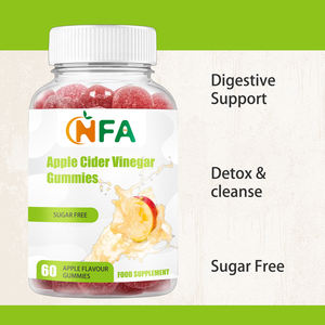 Gomitas de vinagre de sidra de manzana personalizadas de fábrica con vitamina E, suplemento dietético, apoyo digestivo y gomitas desintoxicantes. - Product Image 3