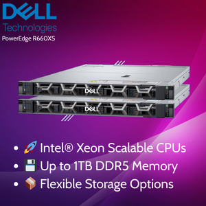 ใหม่เอี่ยมสำหรับเซิร์ฟเวอร์แร็ค PowerEdge R660xs 1U พร้อมโปรเซสเซอร์ Xeon หน่วยความจำ DDR5 16GB ประสิทธิภาพสูงสำหรับศูนย์ข้อมูล พร้อม NVMe ขายส่ง - Product Image 2