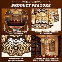 Lustre LED sur mesure de style islamique pour villa, palais, mosquée