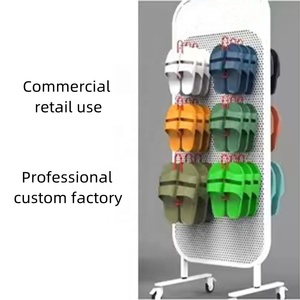 Exhibidor <span class=keywords><strong>de</strong></span> Zapatos y Tenis Metálico Moderno Personalizado para Tiendas Comerciales - Product Image 2