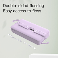 Ensemble de 10 fil dentaire à la menthe personnalisables, réutilisables, avec étui hygiénique en nylon et cire de Candelilla pour les dents, prix usine
