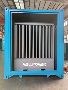 Générateur de puissance en conteneur silencieux 1000KW 1200KW 1600KVA 1800KVA 2000KVA à démarrage automatique, refroidissement par eau, 400V - Product Image 5