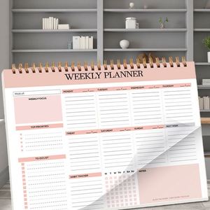 Cuaderno Espiral de Diario de Alimentos Sin Fecha 2026 B5, Planificador Semanal Motivacional Sin Fecha - Product Image 1