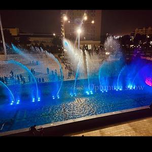 अनुबंधित आधुनिक आयताकार 180 16 मीटर स्टेनलेस स्टील 304 आउटडोर गार्डन पूल संगीत नृत्य जल फव्वारा परियोजना - Product Image 1