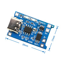 Modules TP4056 5V 1A Mini USB Type C, carte de charge pour batterie lithium 18650, module de charge avec circuit