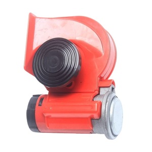 Klaxon de voiture avec compresseur intégré 24V Rouge Universel Type Escargot Son Haute Fréquence Impédance 8 Ohms Homologué Privé - Product Image 5
