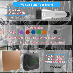 Nuevo Cable de Carga para Vehículos Eléctricos TIMEYES ST-E250 32A Tipo 2, Carga Rápida Portátil de 3.5-22kW, Longitud Personalizada, Estándar Europeo CE, Carga CA - Product Image 6