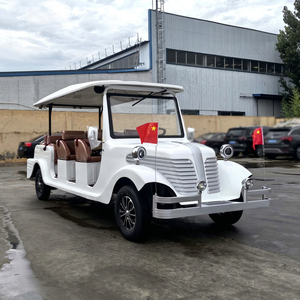 Voiture électrique vintage de haute qualité pour le campus, 5 à 14 places, vitesse maximale de 30 km/h, garantie de 12 mois - Product Image 1