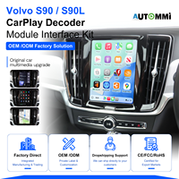 Kit de module décodeur sans fil Apple CarPlay Android Auto pour Volvo S90/S90L, mise à niveau de l'écran d'origine de la voiture, 2017-2022
