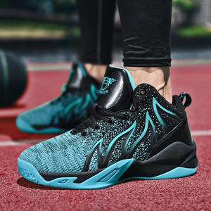 Zapatos deportivos de microfibra transpirables, antideslizantes, a la moda, de talla grande, para hombre, estilo baloncesto, de alta calidad. - Product Image 6