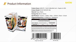 Prévente de mai : 36 boîtes en gros de cartes à collectionner <span class=keywords><strong>KAYOU</strong></span> NARU Smriti, boîte en carton à coins carrés, jeu de cartes à collectionner JinSEA Ninja - Product Image 5