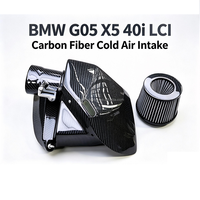 Kit de boîte d'admission d'air en fibre de carbone sèche scellée pour augmenter le débit d'air d'admission pour BMW G05 X5 XDrive40i LCI 2024+