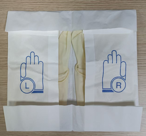 Sarung Tangan Bedah Anti-Selip Bertekstur Sekali Pakai Profesional Medis Perawatan Kesehatan Anti-Kimia Lateks Bebas Bubuk Tanpa Silikon - Product Image 1