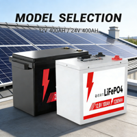 25.6V 200Ah LiFePO4 액체 냉각 4셀 골프 카트 배터리 6000회 작동 팩