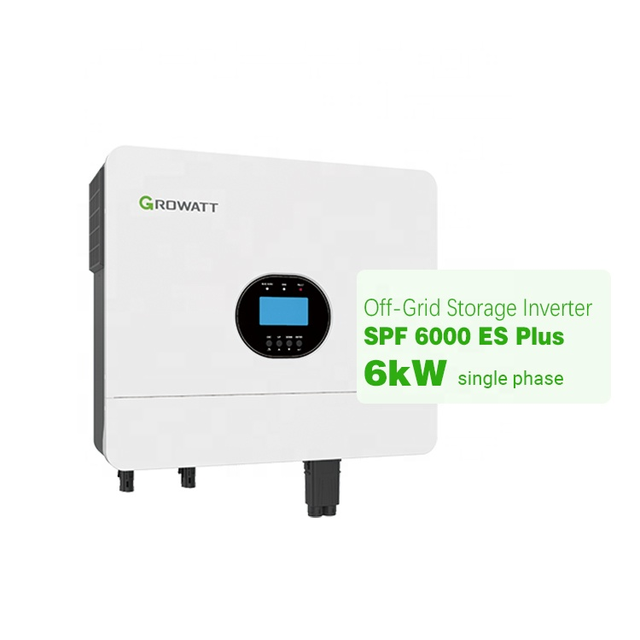 Best Price SPF6000ES PLUS Single Phase Pure Sine Wave Solar Power Inverters Growatt 5KW 6KW Off Grid Inverter