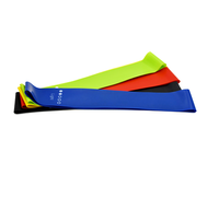 Juego De Mini bandas De bucle De resistencia De látex elástico De 5 colores, bandas gruesas De alta elasticidad De látex con bolsa De transporte Fitness