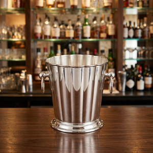 <b>Silver</b> Plated Brass Classic Durable <b>Ice</b> <b>Bucket</b> for Party - Product Image 1