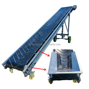 Hoge Capaciteit Draagbare Vouwband Transportband Hogetemperatuurbestendige Mijnbouwtransportband Toegepast Op Steenmateriaalfabriek - Product Image 6