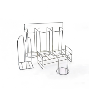 Support de rangement portable en acier inoxydable 304 pour plaques Petri de laboratoire, 60 mm et 90 mm - Product Image 1