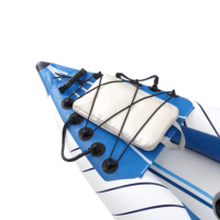 Kayak gonflable personnalisé de qualité supérieure en Drop Stitch pour deux personnes, pêche, canoë gonflable en PVC de 10 pieds avec siège de kayak